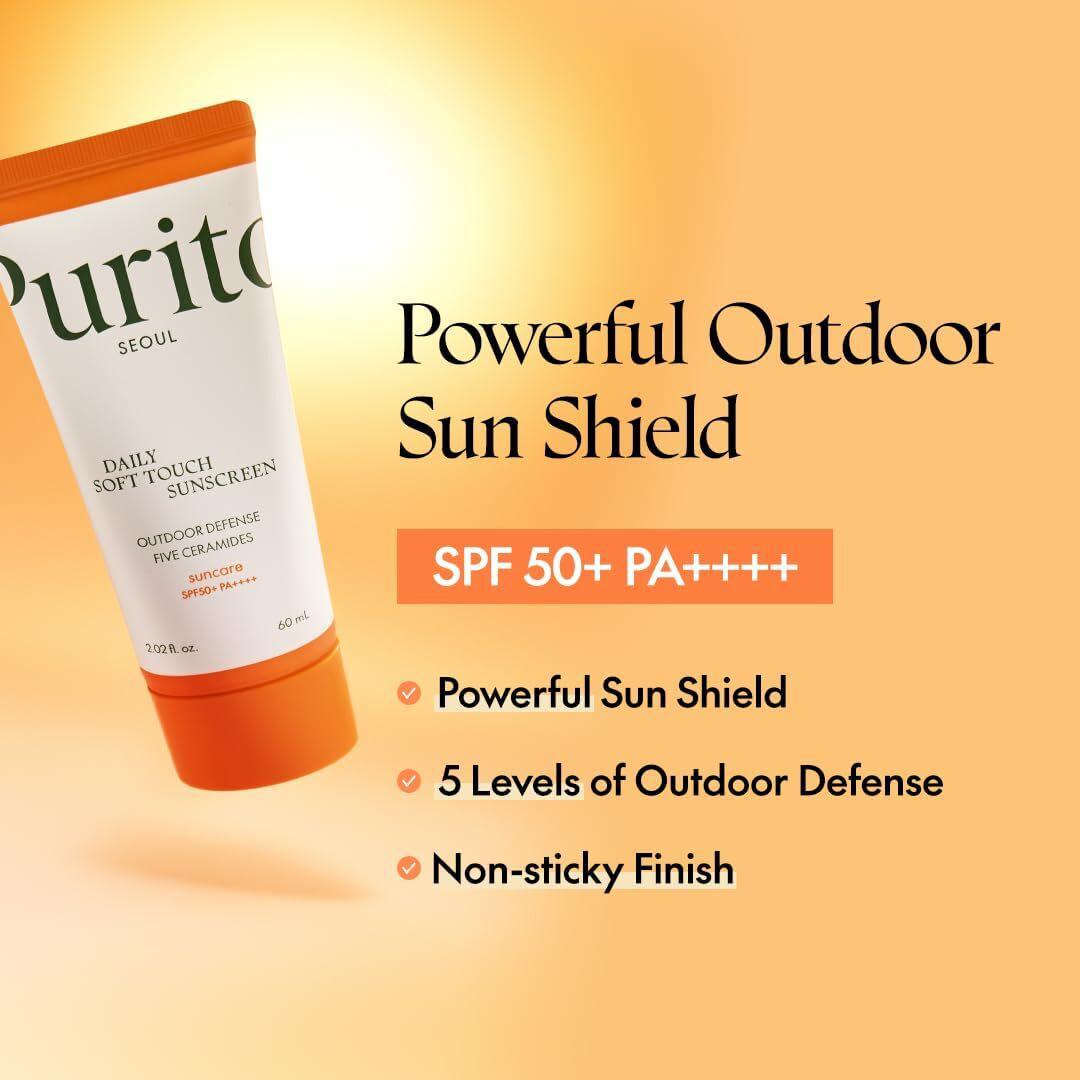 PURITO Daily Soft Touch Sunscreen SPF50+ PA++++