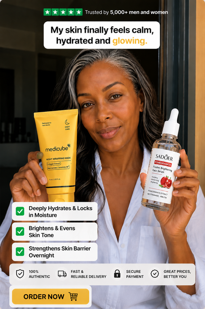 Medicube Glow Combo (Turmeric Collagen Night Mask + 1 Free Sadoer Brightening Serum)