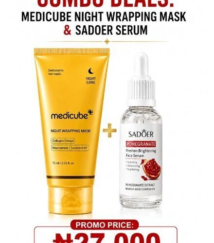 Medicube Night Wrapping Mask + Sadoer Brightening Serum
